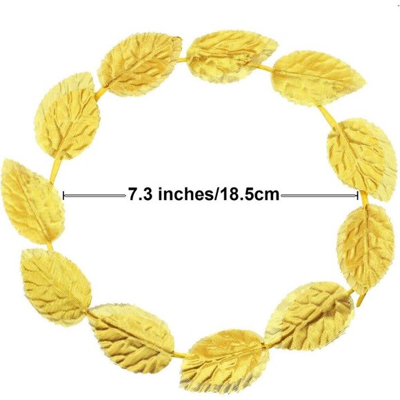 Gold Leaf Wreath Roman Headband Costume Accessory for Women Men main image 4